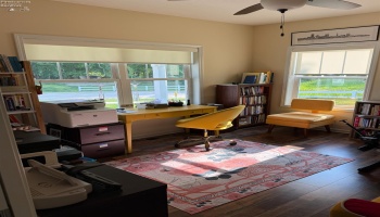 Bedroom 3 is currently used as an office.  Overlooks the MetroPark and the beautiful house across the street.  Serenity!