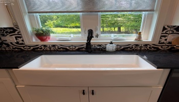 The Farmhouse Sink faces east, and overlooks the MetroPark.