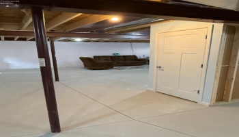 Even more storage under the basement stairs!