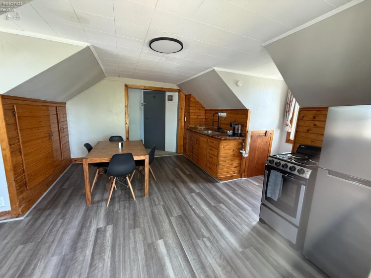 Kitchen in upstairs unit