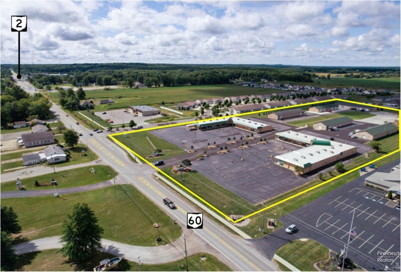 Site in relation to SR 2