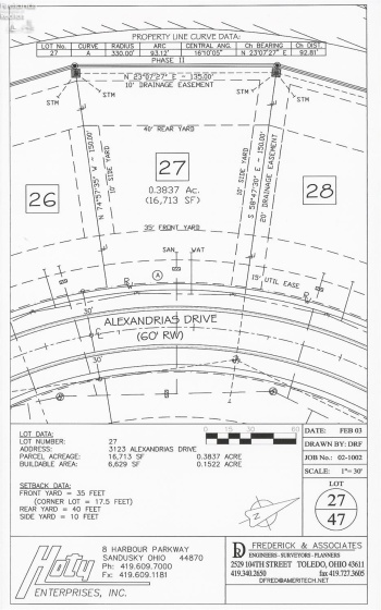 3123 Alexandrias Drive, Sandusky, 44870, ,Land,For Sale,Alexandrias,20252952