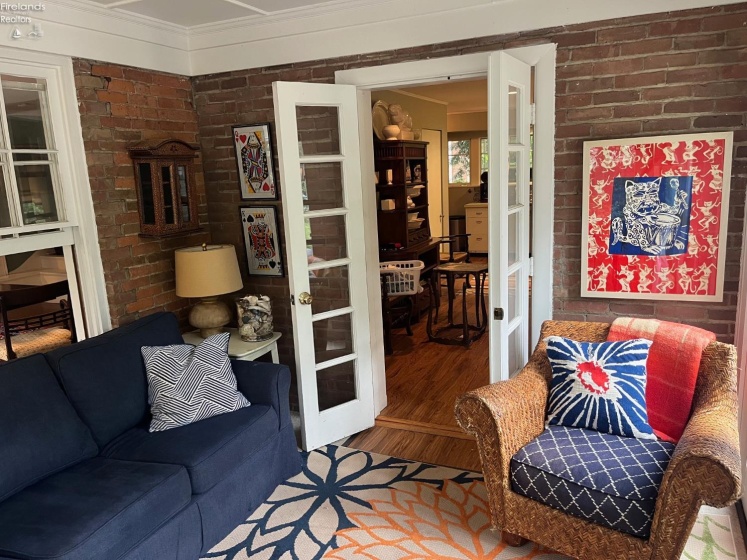 Sunroom off the Kitchen.