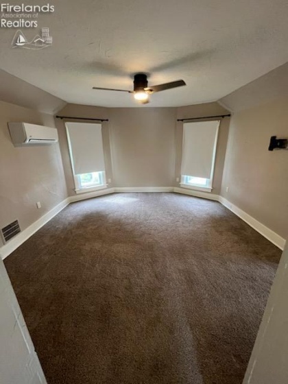 Before tenant - when unit was empty upstairs.