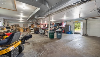 3-car garage with 900 square foot heated work area