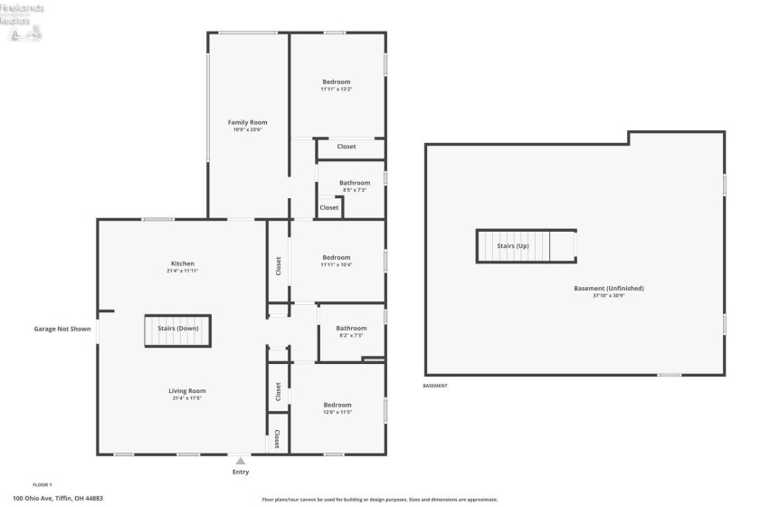 100 Ohio Avenue, Tiffin, 44883, 3 Bedrooms Bedrooms, ,2 BathroomsBathrooms,Residential,For Sale,Ohio,20254572
