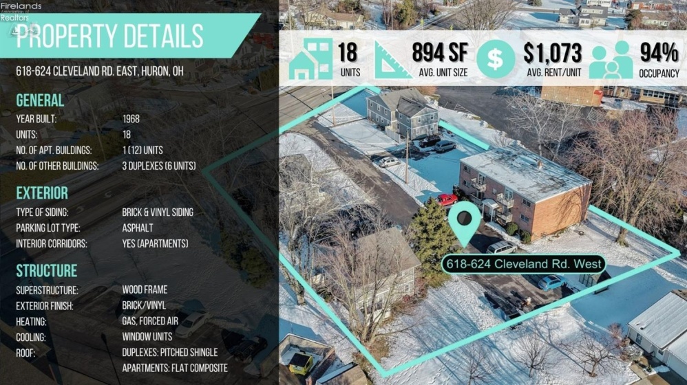 620 Cleveland Road, Huron, 44839, ,Multiple Units,For Sale,Cleveland,20260126