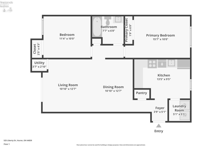525 Liberty Drive, Huron, 44839, 2 Bedrooms Bedrooms, ,1 BathroomBathrooms,Residential,For Sale,Liberty,20260714