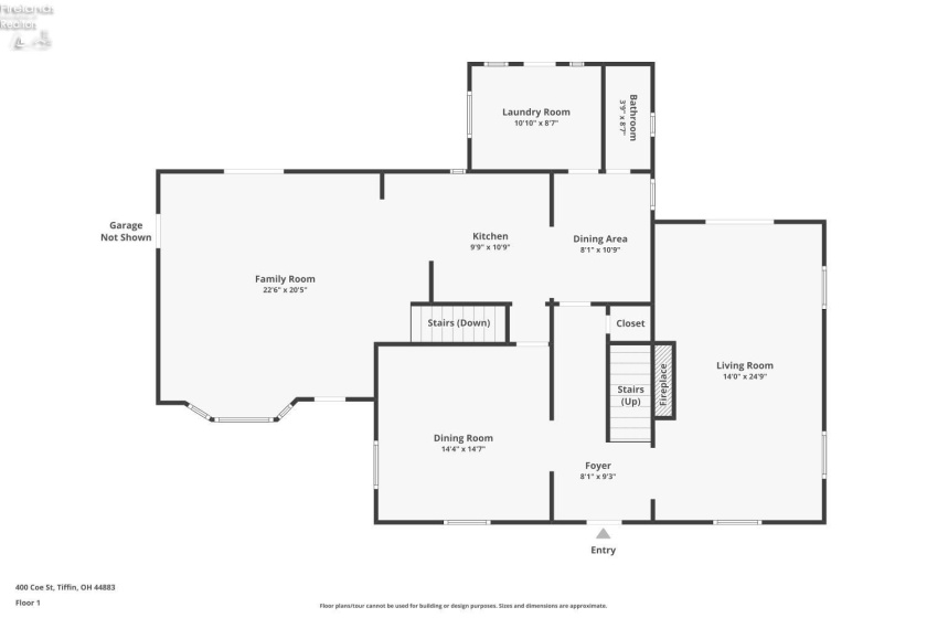 400 Coe Street, Tiffin, 44883, 4 Bedrooms Bedrooms, ,3 BathroomsBathrooms,Residential,For Sale,Coe,20261596
