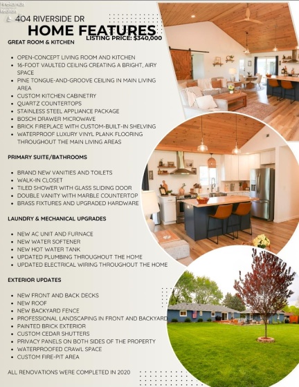 404 Riverside Drive, Fremont, 43420, 3 Bedrooms Bedrooms, ,3 BathroomsBathrooms,Residential,For Sale,Riverside,20261365