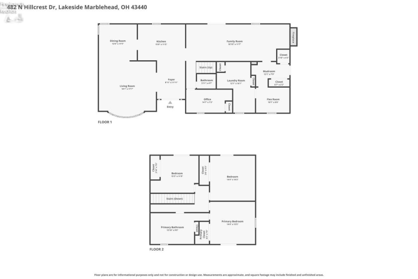 482 Hillcrest Drive, Lakeside, 43440, 4 Bedrooms Bedrooms, ,2 BathroomsBathrooms,Residential,For Sale,Hillcrest,20262187