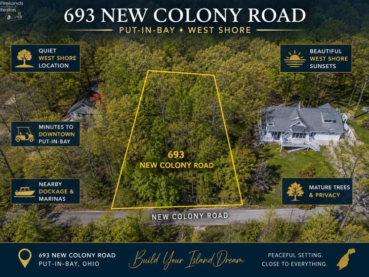 693 New Colony, Put-In-Bay, 43456, ,Land,For Sale,New Colony,20262334