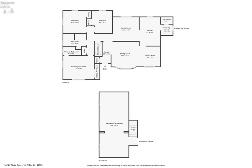 1424 State Route 18, Tiffin, 44883, 3 Bedroom Bedrooms, ,3 BathroomBathrooms,Residential,For Sale,State Route 18,20263506
