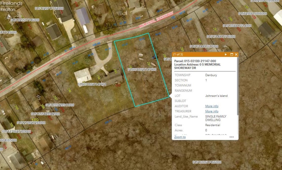 0 Memorial Shoreway Drive, Marblehead, 43440, ,Land,For Sale,Memorial Shoreway,20263598